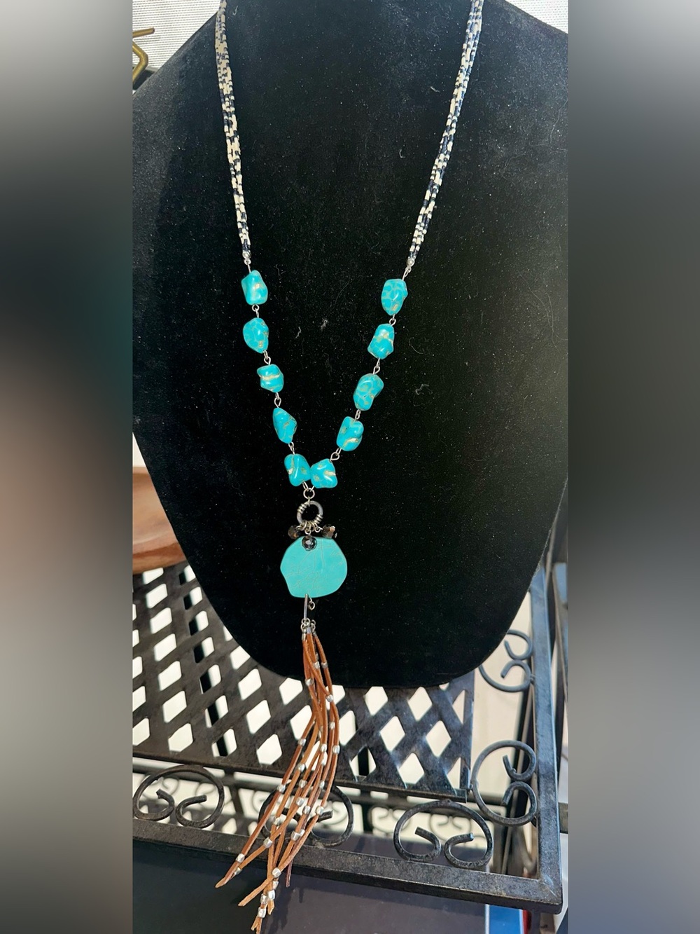 Southwestern Style Long Necklace